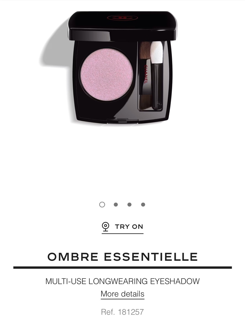 CHANEL Ombre Essentielle
Eyeshadow #257 GRIS ROSE  Spring 2026